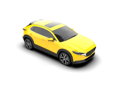 Gerçekçi bir araba. 3d oluşturma