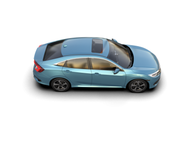 Beyaz arkaplandaki araba 3 boyutlu görüntüleme