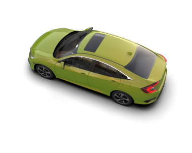 Siyah arkaplandaki araba