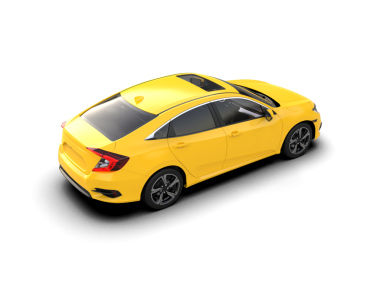 modern araba beyaz arka planda izole edilmiş.