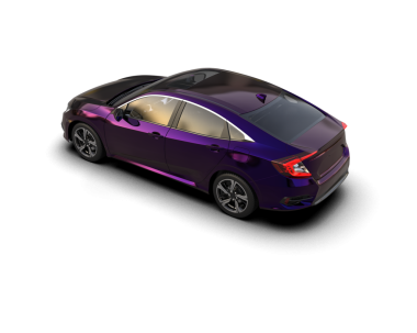 Siyah arkaplandaki araba