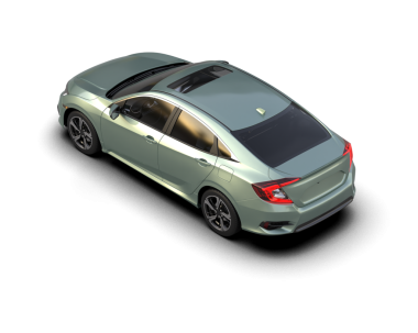 modern otomobil arka planda izole edildi