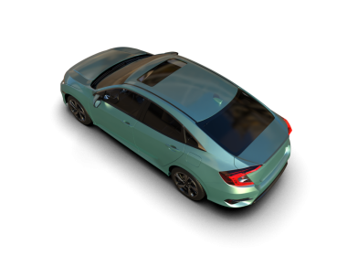 modern araba siyah üzerine izole.