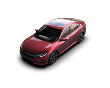 Stüdyo ortamında daha az genel bir konsept arabanın 3 boyutlu çizimi