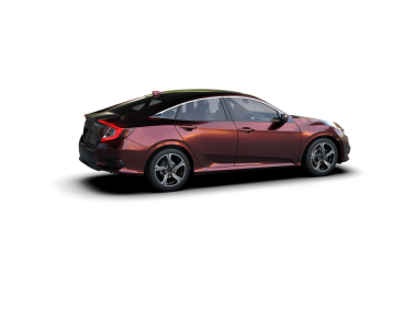 araba beyaz arkaplanda izole edildi