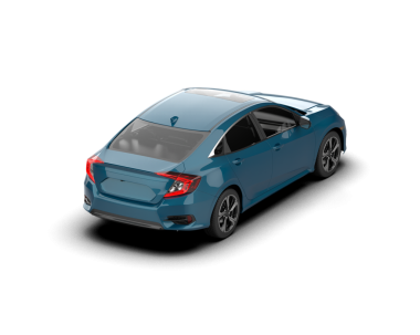 Beyaz arka planda modern lüks bir araba. 3 boyutlu illüstrasyon. 3d oluşturma