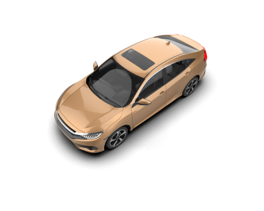 beyaz arkaplanda modern araba