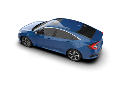 modern araba beyaz arkaplanda izole edildi.