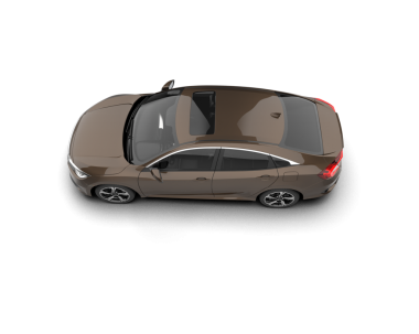 beyaz arkaplanda modern araba