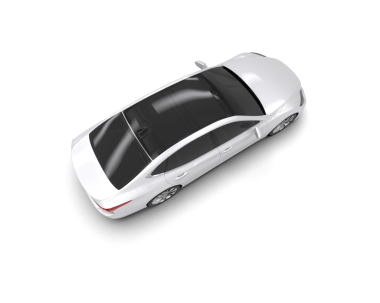 3 boyutlu lüks bir araba izole edilmiş.