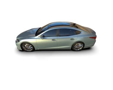 Siyah arka planda lüks bir araba. yüksek kalite