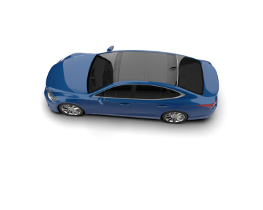 Modern araba beyaz üzerinde