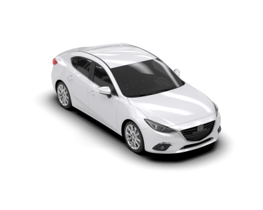 modern lüks araba beyaz arka planda izole edilmiş