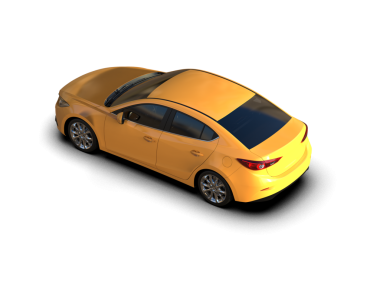 modern lüks araba siyah arka planda izole edilmiş. 3d oluşturma