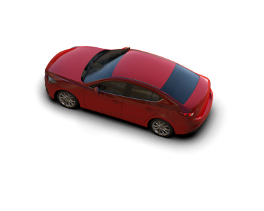 Siyah arka planda modern bir araba. 3 Boyutlu Hazırlama