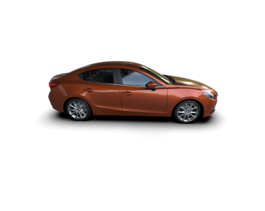 kırmızı araba beyaz arkaplanda izole edildi.