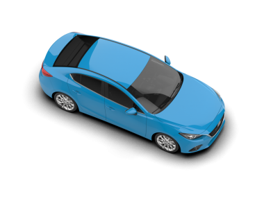 modern araba beyaz üzerine izole