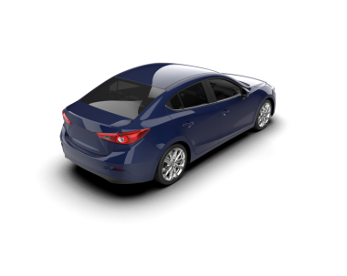 modern araba beyaz üzerine izole