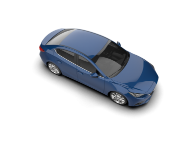 modern araba beyaz arkaplanda izole edildi