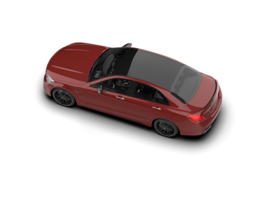 Siyah arka planda modern araba