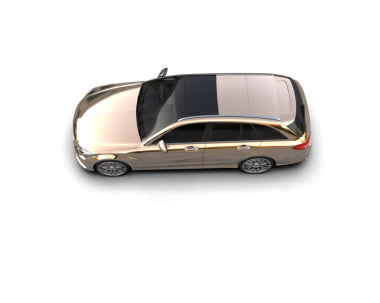 Siyah arka planda bir araba. yüksek kaliteli resimleme