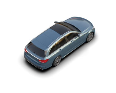 Gri arka planda modern lüks araba