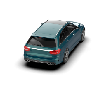 Stüdyo ortamında daha az genel bir konsept arabanın 3 boyutlu çizimi