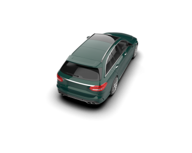 Yeşil arazi aracı beyaz arka planda izole edilmiş. 3d oluşturma