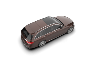 Araç sedanı gri arkaplanda izole edildi