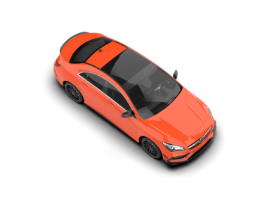 3 boyutlu markalı, daha az kullanışlı bir araba.