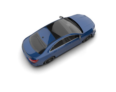 Arka planda izole edilmiş modern lüks araba. 3d illüstrasyon