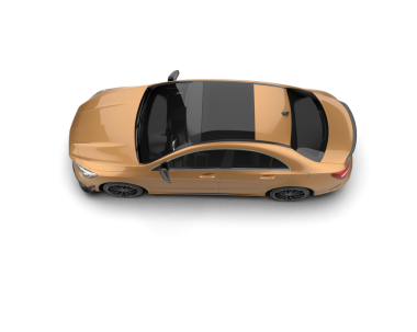 Beyaz arka planda bir araba. vektör illüstrasyonu