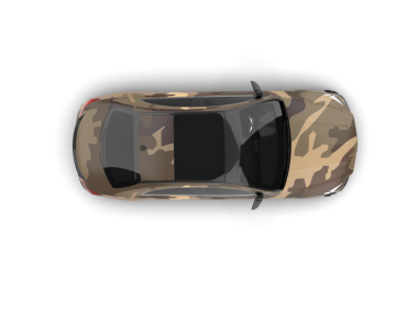 araba siyah arkaplanda izole edildi 3 d pankart için hazırlanıyor