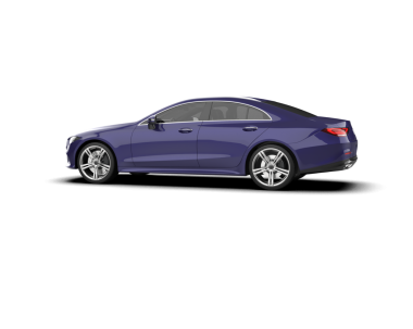 Lüks modern sedan araba beyaz arka planda izole.