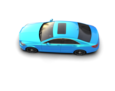 modern lüks araba 3 boyutlu.