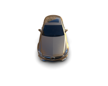 Daha az genel bir konsept arabanın 3 boyutlu çizimi