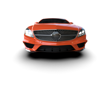 Lüks modern araba. yüksek çözünürlüklü 3d