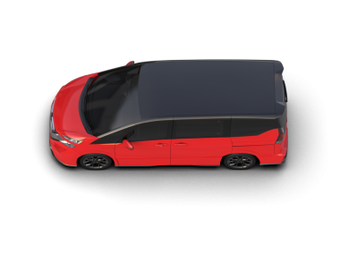 modern kırmızı otobüs beyaz arkaplanda izole edildi.