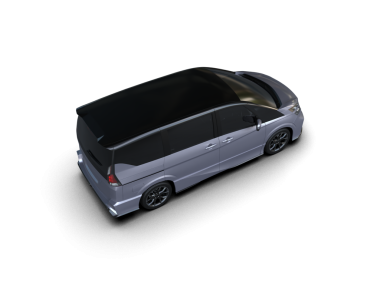 Boş arkaplanı olan araba