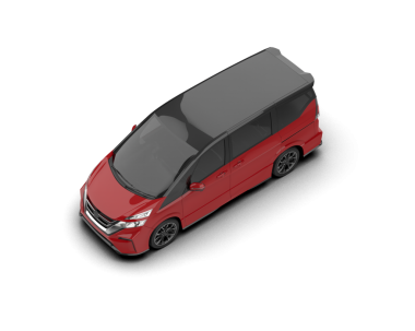 gerçekçi 3 boyutlu bir araba çizimi.