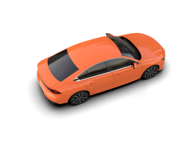 modern araba beyaz arka planda izole edildi. 3 boyutlu görüntüleme