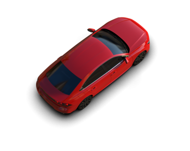 modern araba siyah arkaplanda izole edildi