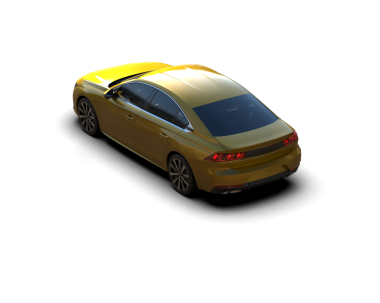 modern araba siyah zemin üzerinde 3 d illüstrasyon