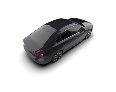 Işık arkaplanındaki bir arabanın 3 boyutlu canlandırması