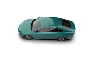 modern araba beyaz üzerine izole