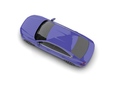 Araba beyaz arka planda izole edilmiş. 3 Boyutlu Hazırlama.