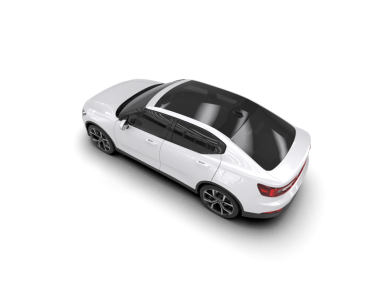 Siyah arka planı olan modern beyaz bir araba. 3d oluşturma