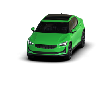 Yeşil bir arabanın 3 boyutlu görüntüsü. 3d oluşturma