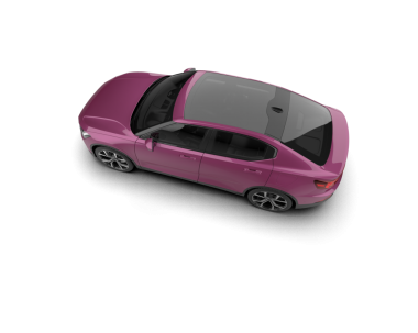 Araba beyaz arka planda izole edilmiş. 3D görüntüleme - illüstrasyon