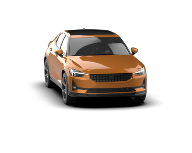 - Araba. Siyah bir sirk grubunda lüks bir arabanın ön görüntüsü